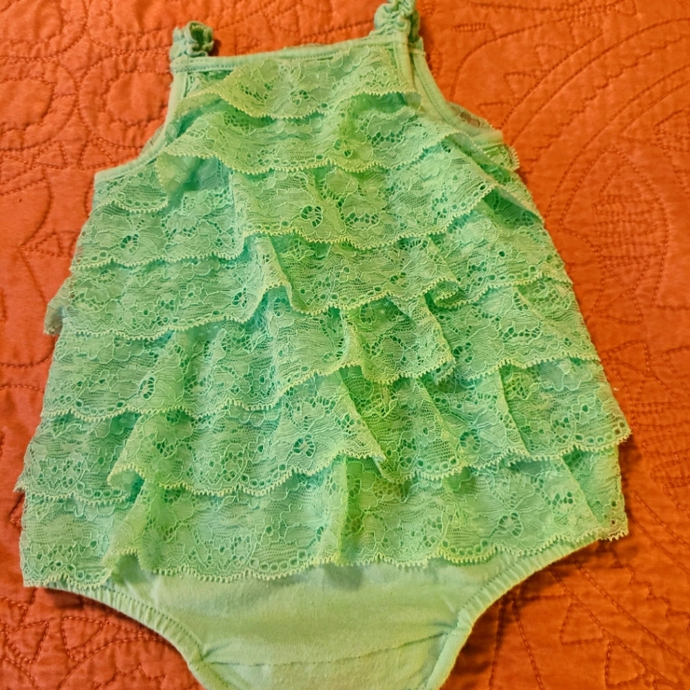 Cherokee ruffled onesie